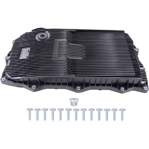 NewYall Auto Transmission Oil Pan with Gasket and Bolts