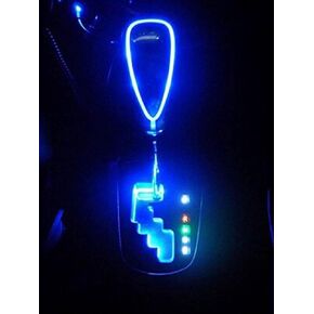 XYZCTEM Universal 110 مم يعمل باللمس، مقبض ناقل الحركة المضيء بإضاءة LED زرقاء للغاية، يناسب معظم السيارات المزودة بمحول يعمل بدون أزرار - تأكد من أنه يناسب سيارتك قبل تقديم الطلب in Kuwait