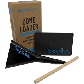 EVOLV Pre Roll Cone Loader - Cone Filler - One Size Fits All (1 1/4, Lean, 98 Special, King Size)