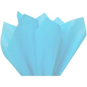 Flexicore Packaging Light Blue Gift Wrap Tissue Paper | Size: 15 Inch X 20 Inch | Count: 10 Sheets | Color: Cerulean Blue