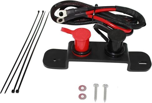 يناسب عمود القفز للبطارية Can-Am X3، مجموعة عمود القفز للبطارية تناسب 2 و4 كابلات Maverick X3 ذات الجهد العالي، مجموعة أطراف بطارية شحن سريعة وسهلة تناسب قارب مقطورة السيارة UTV ATV in Kuwait