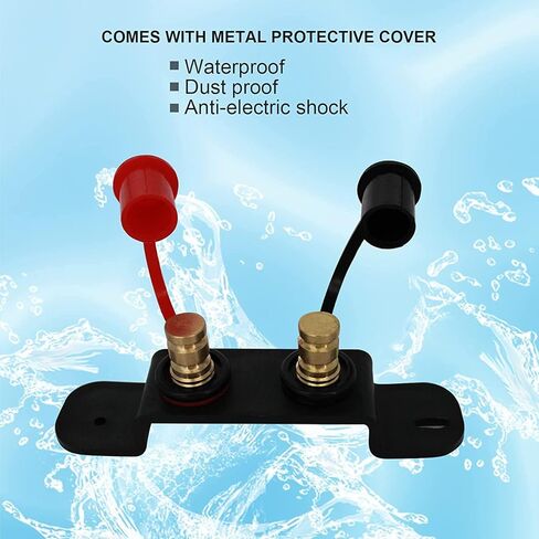 يناسب عمود القفز للبطارية Can-Am X3، مجموعة عمود القفز للبطارية تناسب 2 و4 كابلات Maverick X3 ذات الجهد العالي، مجموعة أطراف بطارية شحن سريعة وسهلة تناسب قارب مقطورة السيارة UTV ATV in Kuwait