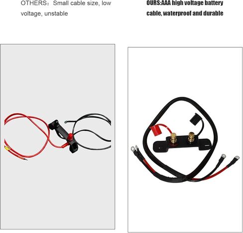 يناسب عمود القفز للبطارية Can-Am X3، مجموعة عمود القفز للبطارية تناسب 2 و4 كابلات Maverick X3 ذات الجهد العالي، مجموعة أطراف بطارية شحن سريعة وسهلة تناسب قارب مقطورة السيارة UTV ATV in Kuwait