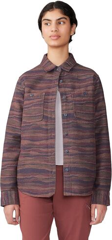 Mountain Hardwear Women's Granite Peak Long Sleeve Flannel Shirt in Saudi Arabia