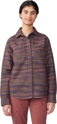 Mountain Hardwear Women's Granite Peak Long Sleeve Flannel Shirt in Saudi Arabia