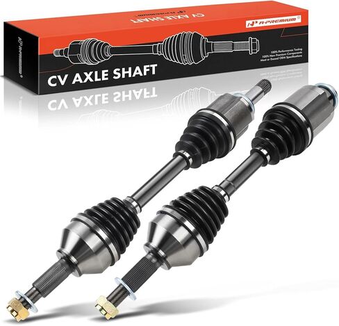 A-Premium Pair (2) Front CV Axle Shaft Assembly Compatible with Ford Taurus 2010-2012, Flex 2010-2013 & Lincoln MKS 2010-2012, MKT 2010-2013, 3.5L, Driver and Passenger Side, Replace# AA5Z3B436A in Saudi Arabia