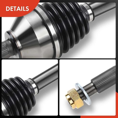 A-Premium Pair (2) Front CV Axle Shaft Assembly Compatible with Ford Taurus 2010-2012, Flex 2010-2013 & Lincoln MKS 2010-2012, MKT 2010-2013, 3.5L, Driver and Passenger Side, Replace# AA5Z3B436A in Saudi Arabia
