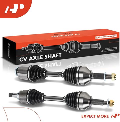 A-Premium Pair (2) Front CV Axle Shaft Assembly Compatible with Ford Taurus 2010-2012, Flex 2010-2013 & Lincoln MKS 2010-2012, MKT 2010-2013, 3.5L, Driver and Passenger Side, Replace# AA5Z3B436A in Saudi Arabia