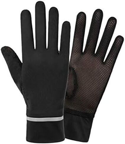 Women Summer Sunblock Glove Girls UV Protection Cycling Gloves Touchscreen Driving Gloves Non-Slip Fingertip Flip Glove in Saudi Arabia