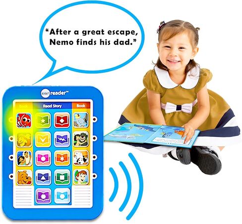 حزمة الكتب الإلكترونية من Disney Me Reader المكونة من 8 كتب ~ كتب صوت ديزني الكلاسيكية للأطفال الصغار | كتب Disney Me Reader مع ملصقات إضافية (كتاب ديزني للأطفال الصغار) in Saudi Arabia