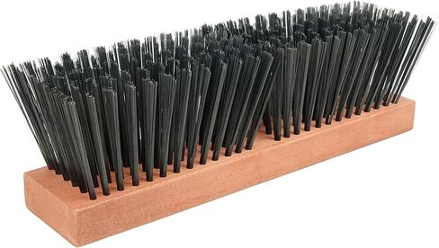 Weiler 42030 Flat Wire Broom with 14" Hardwood Block, 5" Trim Length, Made in the USA in Saudi Arabia