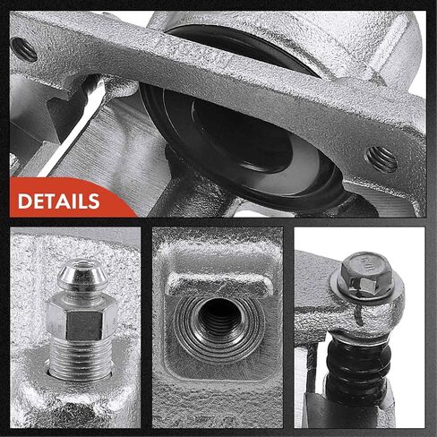 A-Premium Disc Brake Caliper Assembly with Bracket Compatible with Select Ford, Lincoln & Mercury Models - Sable 2001, Taurus 2001-2007, Continental 2002, Sable 2001-2005 - Front Right Passenger Side in Saudi Arabia