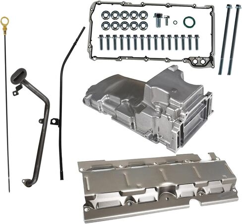 Engine Oil Pan Kit 19212593 Replacement for Chevy GM LS1 LS3 LSA LSX Engines LS Swap Muscle Car Oil Pan in Saudi Arabia