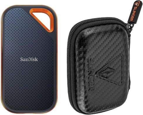 محرك أقراص SanDisk Extreme PRO SSD V2 المحمول بسعة 4 تيرابايت مع حافظة in Saudi Arabia