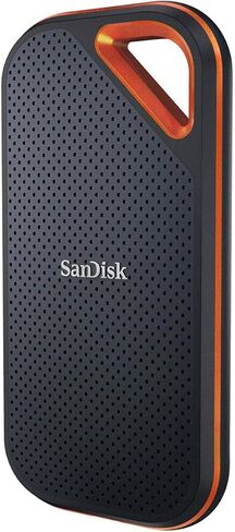 محرك أقراص SanDisk Extreme PRO SSD V2 المحمول بسعة 4 تيرابايت مع حافظة in Saudi Arabia
