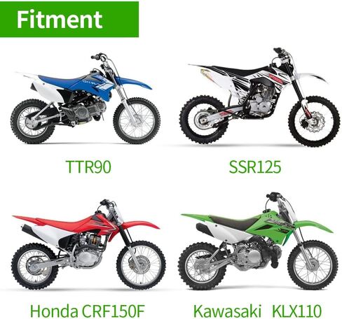7/8 "22 مللي متر و 24 مللي متر العالمي للدراجات النارية القبضات اليد القبضات لكاواساكي KX65 KX85 KX125 50cc 110cc 70cc حفرة الترابية دراجة in Kuwait