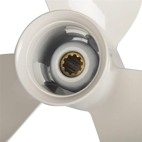 الدعائم الشابة 664-45945-00-EL 9 7/8x10 1/2 F OEM الصف الألومنيوم المروحة لياماها 20HP 25HP 30HP المحركات الخارجية 9.875x10.5,10 سبلاين الأسنان in Kuwait