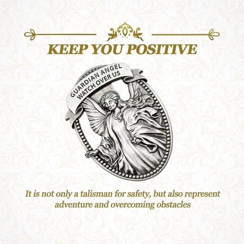 Car Sun Visor Accessories Cathedral Guardian Angel Visor Clip Bless Driving Safety Religious Gift for Parent, Family, Friend, New and Old Driver (1 PCS) in Saudi Arabia