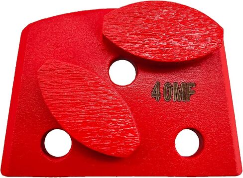 9 Pcs Pro Lavina Diamond Grinding Shoes Medium Bond for Medium Floor (Grit Optional), for Lavina Floor Grinding Machine (40 Grit - 1 Oval Segment M Bond for Medium Floor) in Saudi Arabia