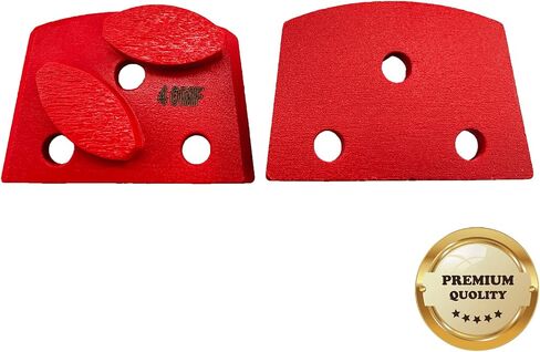 9 Pcs Pro Lavina Diamond Grinding Shoes Medium Bond for Medium Floor (Grit Optional), for Lavina Floor Grinding Machine (40 Grit - 1 Oval Segment M Bond for Medium Floor) in Saudi Arabia