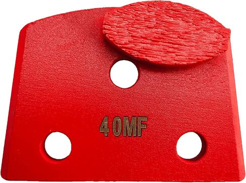 9 Pcs Pro Lavina Diamond Grinding Shoes Medium Bond for Medium Floor (Grit Optional), for Lavina Floor Grinding Machine (40 Grit - 1 Oval Segment M Bond for Medium Floor) in Saudi Arabia