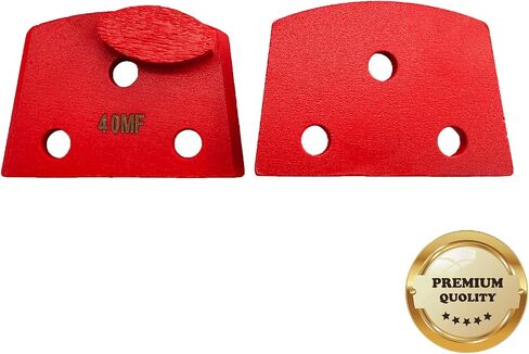9 Pcs Pro Lavina Diamond Grinding Shoes Medium Bond for Medium Floor (Grit Optional), for Lavina Floor Grinding Machine (40 Grit - 1 Oval Segment M Bond for Medium Floor) in Saudi Arabia