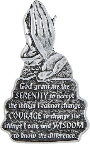 مشبك قناع الصلاة Needzo Serenity، ملحقات السيارة المسيحية للسائقين الجدد، 2.25 بوصة in Kuwait