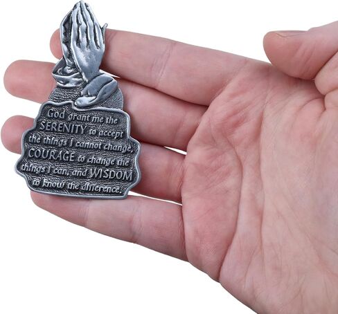 مشبك قناع الصلاة Needzo Serenity، ملحقات السيارة المسيحية للسائقين الجدد، 2.25 بوصة in Kuwait