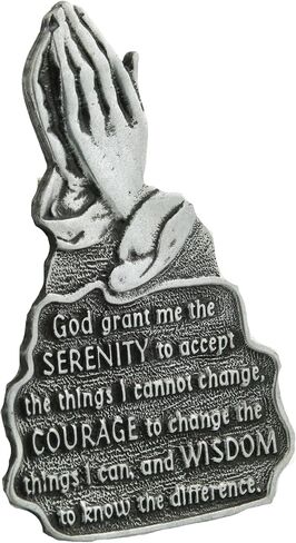 مشبك قناع الصلاة Needzo Serenity، ملحقات السيارة المسيحية للسائقين الجدد، 2.25 بوصة in Kuwait