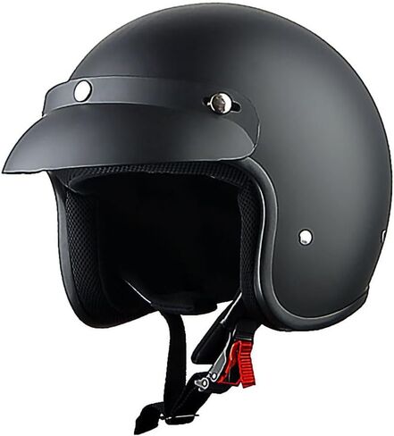 1Storm Motorcycle Open Face Helmet Mopeds Scooter Pilot Half Face Helmet: HKY-207 in Kuwait