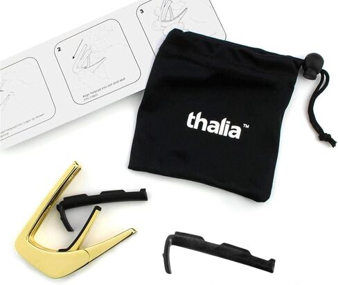Thalia Guitar Capo - Exotic Series (New Model with (2) Universal OctaveTouch Fret Pads) in Saudi Arabia