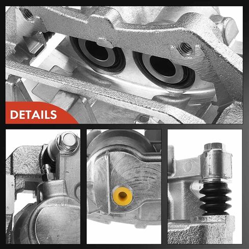 A-Premium Disc Brake Caliper Assembly with Bracket Compatible with Select Ford Models - For Mustang EcoBoost 2015-2018, EcoBoost Premium 2015-2018, V6 2015-2017 - Front Right Passenger Side in Saudi Arabia