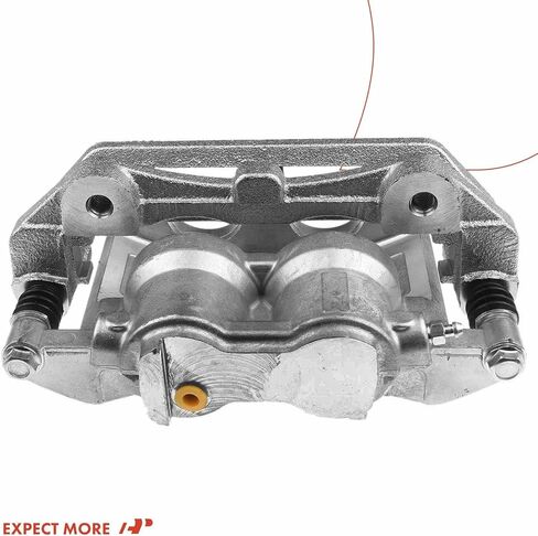 A-Premium Disc Brake Caliper Assembly with Bracket Compatible with Select Ford Models - For Mustang EcoBoost 2015-2018, EcoBoost Premium 2015-2018, V6 2015-2017 - Front Right Passenger Side in Saudi Arabia