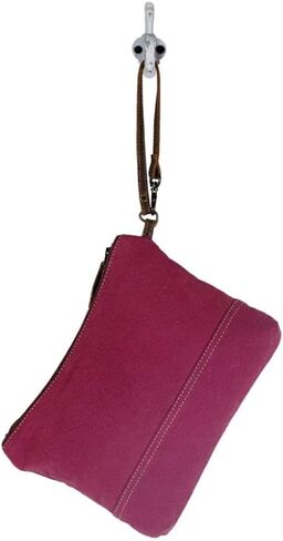 Myra Bag Just Pink Pouch Upcycled Cotton & Leathe S-2918 in Saudi Arabia