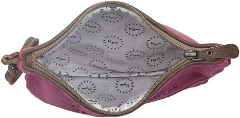 Myra Bag Just Pink Pouch Upcycled Cotton & Leathe S-2918 in Saudi Arabia