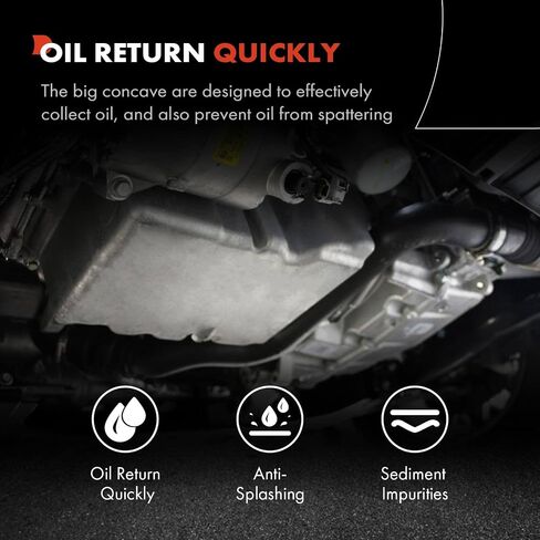 A-Premium Engine Oil Pan Sump with Drain Plug Compatible with Mercedes-Benz C250 2012-2015, SLK250 2012-2015, 1.8L, Replace # 2710101713, 2710101413 in Saudi Arabia