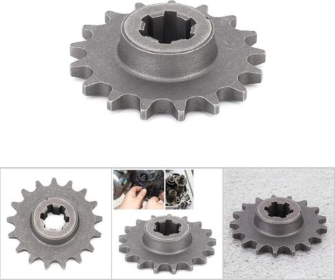 T8F Sprocket Gearbox Chains Sprockets Transmission Gearbox Sprocket Fits For 47Cc 49Cc 2 Stroke Atv Quad Dirt Pocket Mini Bicycle Motorcycle17 Teet (11 teeth) in Saudi Arabia