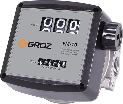 جروز 45641 عداد الديزل الميكانيكي، جالون، 1 بوصة NPT أنثى in Kuwait