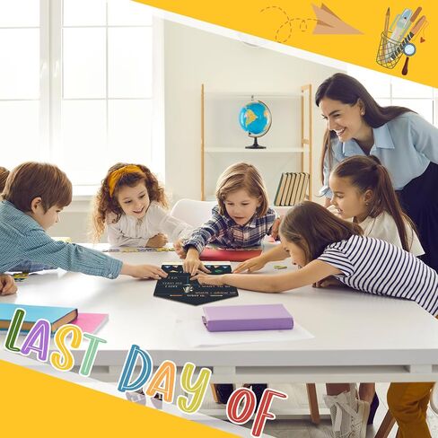 علامة اليوم الأول والأخير للمدرسة، علامة اليوم الأول للمدرسة للأطفال، مقاس 13.8 × 10 بوصة، قابلة لإعادة الاستخدام مزدوجة الجوانب للعودة إلى المدرسة، للأطفال في مرحلة ما قبل المدرسة ورياض الأطفال (قوس قزح) in Kuwait