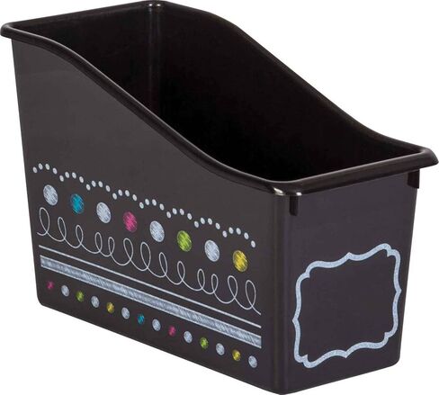 Black Confetti Plastic Book Bins - 6 Pack in Saudi Arabia