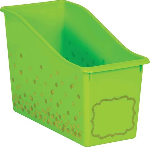 Black Confetti Plastic Book Bins - 6 Pack in Saudi Arabia