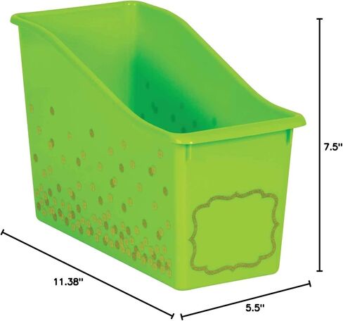 Black Confetti Plastic Book Bins - 6 Pack in Saudi Arabia