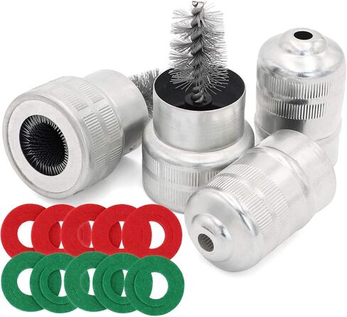 10 قطع من الألياف الطرفية للبطارية وغسالات مضادة للتآكل وفرشاة تنظيف - قطعتان لسيارة مركبة بحرية in Kuwait