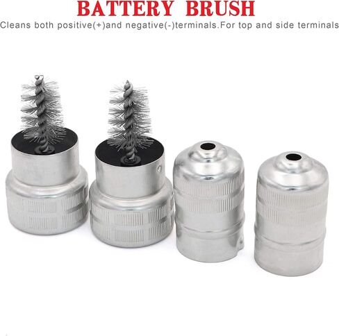 10 قطع من الألياف الطرفية للبطارية وغسالات مضادة للتآكل وفرشاة تنظيف - قطعتان لسيارة مركبة بحرية in Kuwait