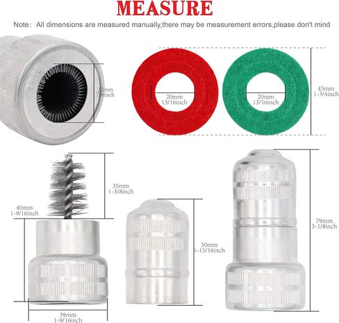 10 قطع من الألياف الطرفية للبطارية وغسالات مضادة للتآكل وفرشاة تنظيف - قطعتان لسيارة مركبة بحرية in Kuwait