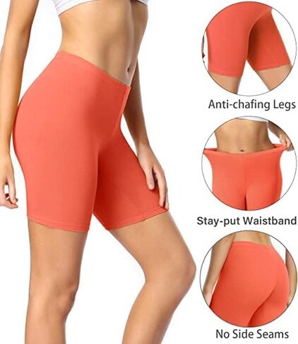 Womens Boy Shorts panties Under Dress Anti Chafing Soft Underwear boxer Short Regular Plus Size 4 Pack combo in Saudi Arabia