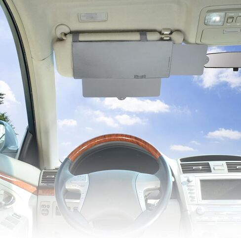 Car Visor Anti-Glare Sunshade Extender for Front Seat Driver or Passenger - 1 Piece in Kuwait