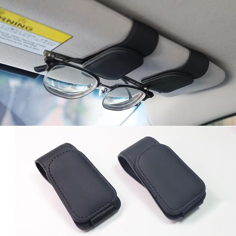 Sunglasses Glass Holder for Toyota Tacoma 4Runner Corolla Camry Tundra Rav4 Highlander Sienna Avalon Sequoia Prius Cross SR5 SE XSE LE Hybrid XLE TRD Pro Limited Platinum Accessories, 2PCS in Saudi Arabia