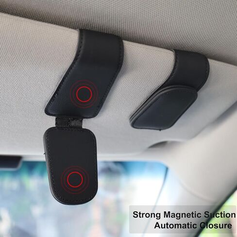Sunglasses Glass Holder for Toyota Tacoma 4Runner Corolla Camry Tundra Rav4 Highlander Sienna Avalon Sequoia Prius Cross SR5 SE XSE LE Hybrid XLE TRD Pro Limited Platinum Accessories, 2PCS in Saudi Arabia