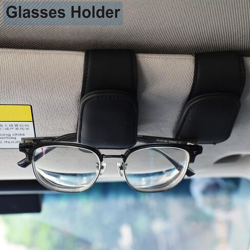 Sunglasses Glass Holder for Toyota Tacoma 4Runner Corolla Camry Tundra Rav4 Highlander Sienna Avalon Sequoia Prius Cross SR5 SE XSE LE Hybrid XLE TRD Pro Limited Platinum Accessories, 2PCS in Saudi Arabia